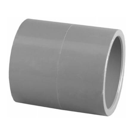 Charlotte Pipe And Foundry 1 SCH80 SxS Coupling PVC 08100  1400HA